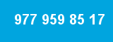 977 959 85 17 977 959 85 17